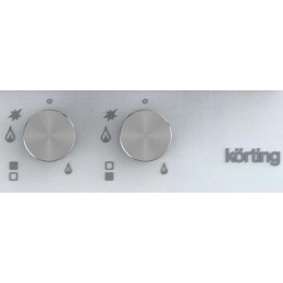 Газовая стеклянная варочная панель Korting HGG 3825 CW