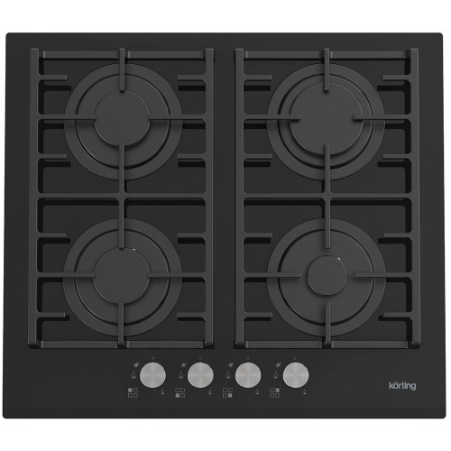 Газовая стеклянная варочная панель Korting HGG 6805 CN