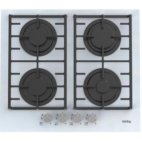Газовая стеклянная варочная панель Korting HGG 6805 CW