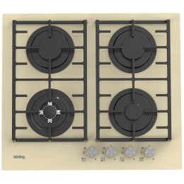 Газовая стеклянная варочная панель Korting HGG 6825 CTB