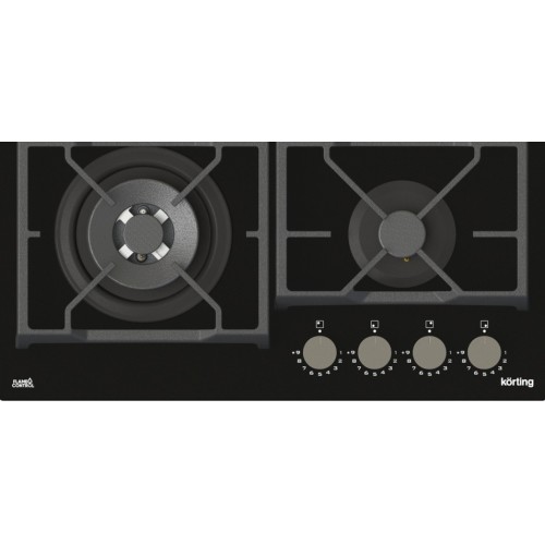 Газовая стеклянная варочная панель Korting HGG 6987 CTN FLC
