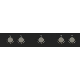 Газовая стеклянная варочная панель Korting HGG 7987 CTN FLC