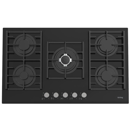 Газовая стеклянная варочная панель Korting HGG 9835 CTN