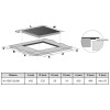Индукционная варочная панель Korting HI 43053 BW