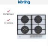 Газовая стеклянная варочная панель Korting HGG 6722 CTW