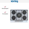 Газовая стеклянная варочная панель Korting HGG 7835 CTW
