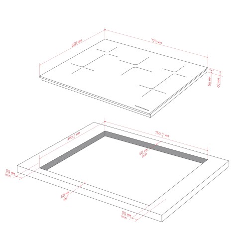 Индукционная варочная панель Kuppersberg ICI 818