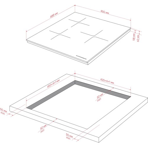 Индукционная варочная панель Kuppersberg ICI 406