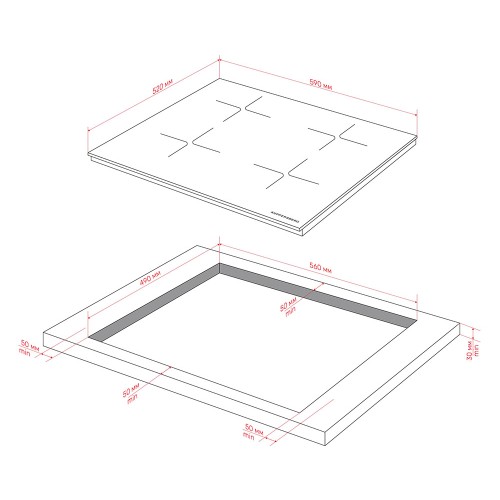 Индукционная варочная панель Kuppersberg ICI 608