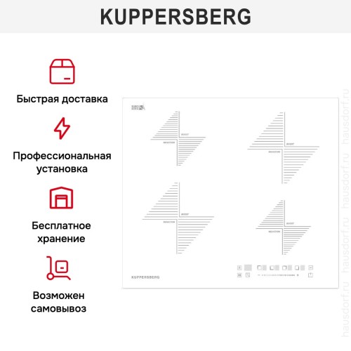Варочная панель Kuppersberg ICS 604 W