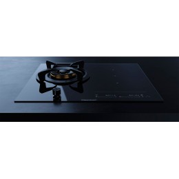 Газовая варочная панель с индукцией Kuppersbusch KIG 6850.0 SR-E5 Black Velvet