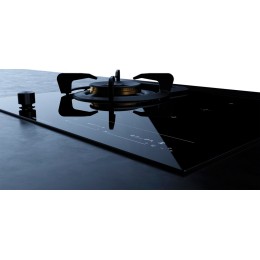Газовая варочная панель с индукцией Kuppersbusch KIG 6850.0 SR-E5 Black Velvet