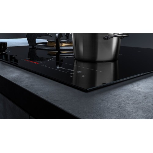 Газовая варочная панель с индукцией Kuppersbusch KIG 6850.0 SR-E5 Black Velvet купить в Москве и Санкт-Петербурге