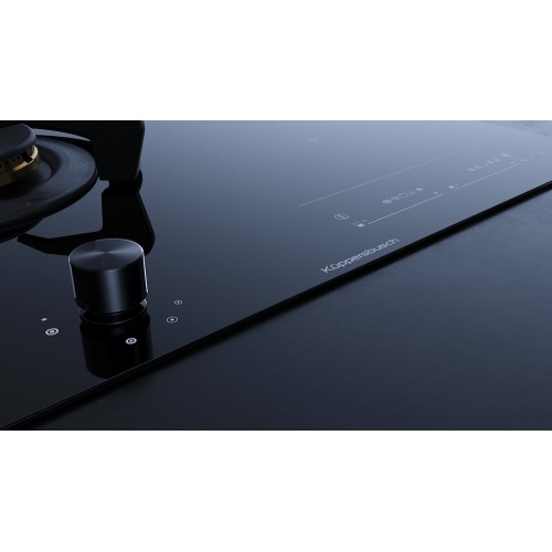 Газовая варочная панель с индукцией Kuppersbusch KIG 6850.0 SR-E5 Black Velvet купить в Москве и Санкт-Петербурге