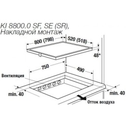 Индукционная варочная панель Kuppersbusch KI 8800.0 SE