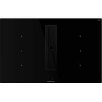Индукционная варочная панель с вытяжкой Kuppersbusch KMI 8350.0 SR Black Chrome
