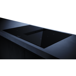 Индукционная варочная панель с вытяжкой Kuppersbusch KMI 8350.0 SR Black Chrome