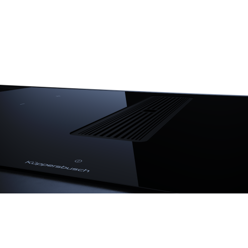 Индукционная варочная панель с вытяжкой Kuppersbusch KMI 8350.0 SR Black Velvet