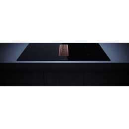 Индукционная варочная панель с вытяжкой Kuppersbusch KMI 8350.0 SR Copper