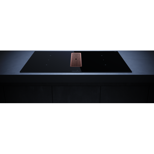 Индукционная варочная панель с вытяжкой Kuppersbusch KMI 8350.0 SR Copper