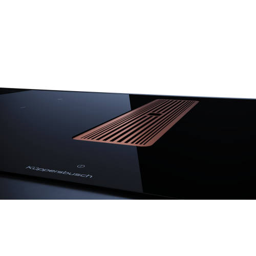 Индукционная варочная панель с вытяжкой Kuppersbusch KMI 8350.0 SR Copper
