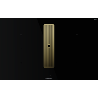 Индукционная варочная панель с вытяжкой Kuppersbusch KMI 8350.0 SR Gold