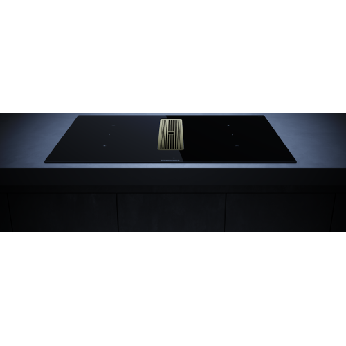 Индукционная варочная панель с вытяжкой Kuppersbusch KMI 8350.0 SR Gold