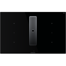 Индукционная варочная панель с вытяжкой Kuppersbusch KMI 8350.0 SR Silver Chrome