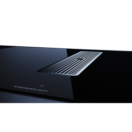 Индукционная варочная панель с вытяжкой Kuppersbusch KMI 8350.0 SR Silver Chrome