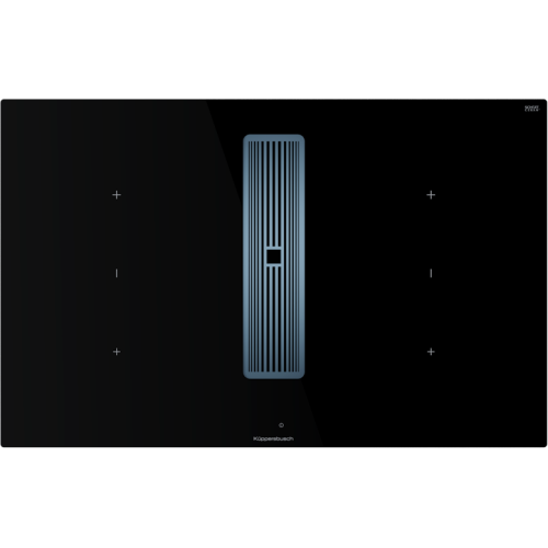 Индукционная варочная панель с вытяжкой Kuppersbusch KMI 8350.0 SR Stainless steel