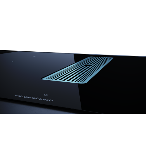 Индукционная варочная панель с вытяжкой Kuppersbusch KMI 8350.0 SR Stainless steel