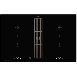 Индукционная варочная панель с вытяжкой Kuppersbusch KMI 8500.0 SR Black Chrome