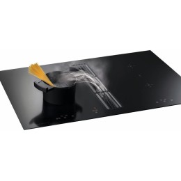 Индукционная варочная панель с вытяжкой Kuppersbusch KMI 8500.0 SR Black Chrome