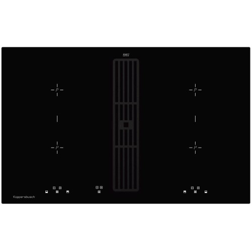 Индукционная варочная панель с вытяжкой Kuppersbusch KMI 8500.0 SR Black Velvet