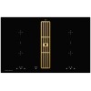 Индукционная варочная панель с вытяжкой Kuppersbusch KMI 8500.0 SR Gold