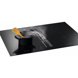 Индукционная варочная панель с вытяжкой Kuppersbusch KMI 8500.0 SR Gold