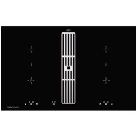 Индукционная варочная панель с вытяжкой Kuppersbusch KMI 8500.0 SR Silver Chrome