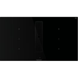 Индукционная варочная панель с вытяжкой Kuppersbusch KMI 9350.0 SR Black Chrome