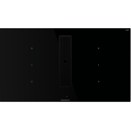 Индукционная варочная панель с вытяжкой Kuppersbusch KMI 9350.0 SR Black Velvet