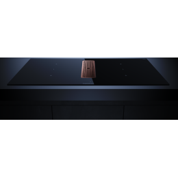 Индукционная варочная панель с вытяжкой Kuppersbusch KMI 9350.0 SR Copper