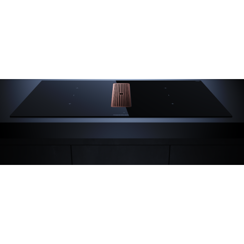 Индукционная варочная панель с вытяжкой Kuppersbusch KMI 9350.0 SR Copper