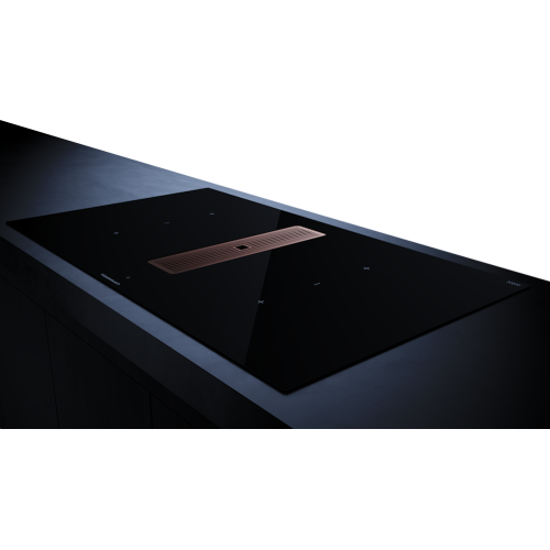 Индукционная варочная панель с вытяжкой Kuppersbusch KMI 9350.0 SR Copper