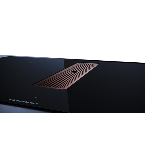 Индукционная варочная панель с вытяжкой Kuppersbusch KMI 9350.0 SR Copper