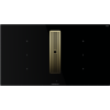 Индукционная варочная панель с вытяжкой Kuppersbusch KMI 9350.0 SR Gold