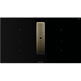 Индукционная варочная панель с вытяжкой Kuppersbusch KMI 9350.0 SR Gold