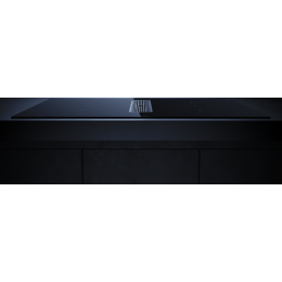 Индукционная варочная панель с вытяжкой Kuppersbusch KMI 9350.0 SR Silver Chrome