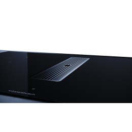 Индукционная варочная панель с вытяжкой Kuppersbusch KMI 9350.0 SR Silver Chrome