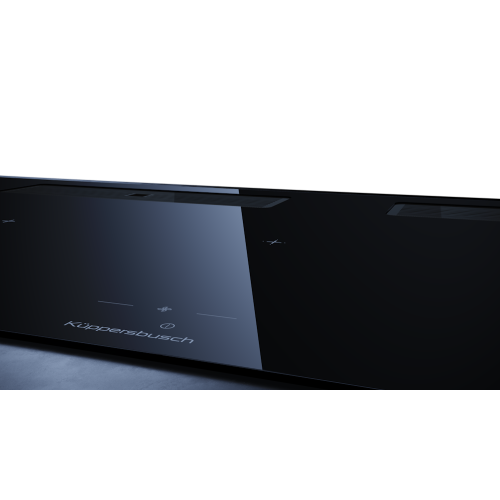 Индукционная варочная поверхность с вытяжкой Kuppersbusch KMI 12850.0 SR-E Black Chrome
