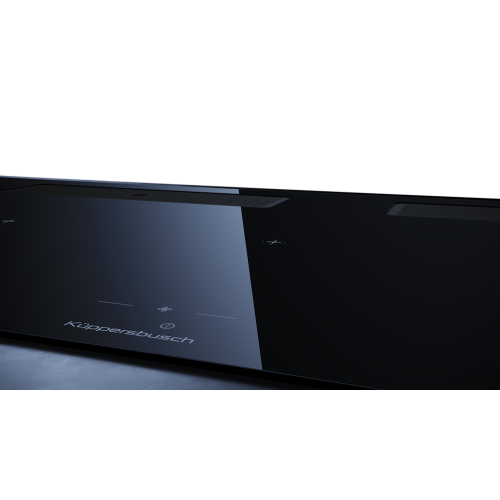 Индукционная варочная поверхность с вытяжкой Kuppersbusch KMI 12850.0 SR-E Black Velvet