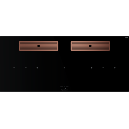 Индукционная варочная поверхность с вытяжкой Kuppersbusch KMI 12850.0 SR-E Copper